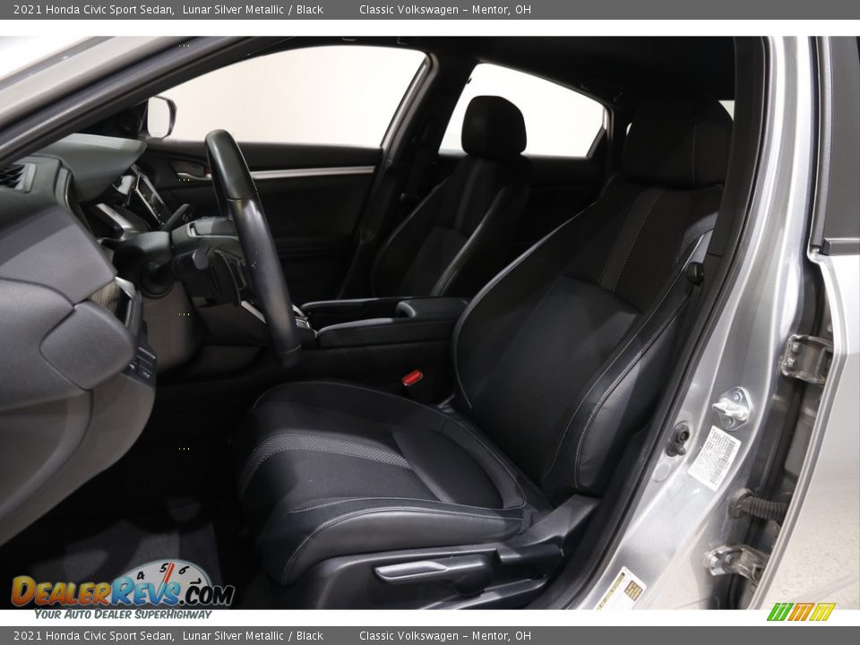 2021 Honda Civic Sport Sedan Lunar Silver Metallic / Black Photo #5