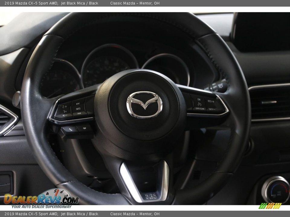 2019 Mazda CX-5 Sport AWD Jet Black Mica / Black Photo #7