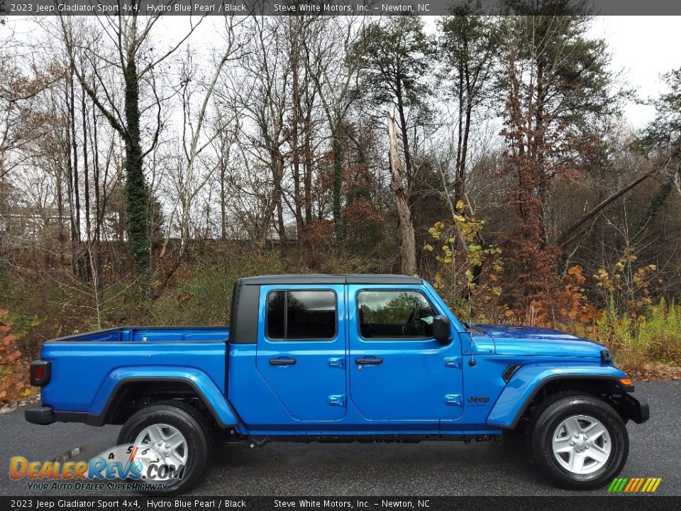 2023 Jeep Gladiator Sport 4x4 Hydro Blue Pearl / Black Photo #5