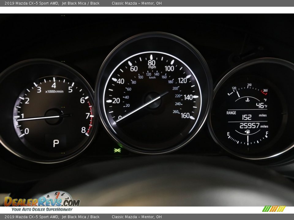 2019 Mazda CX-5 Sport AWD Jet Black Mica / Black Photo #8