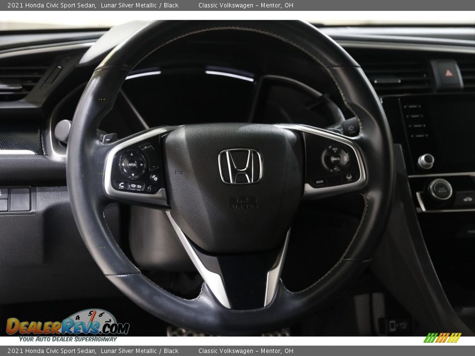 2021 Honda Civic Sport Sedan Steering Wheel Photo #7
