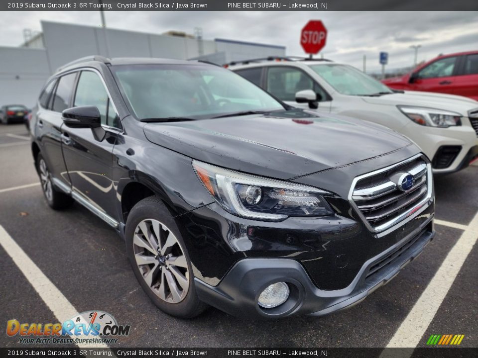 2019 Subaru Outback 3.6R Touring Crystal Black Silica / Java Brown Photo #3