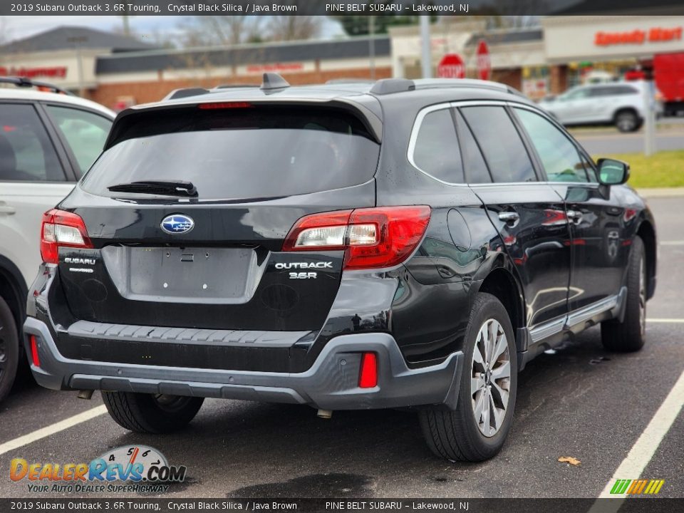 2019 Subaru Outback 3.6R Touring Crystal Black Silica / Java Brown Photo #6