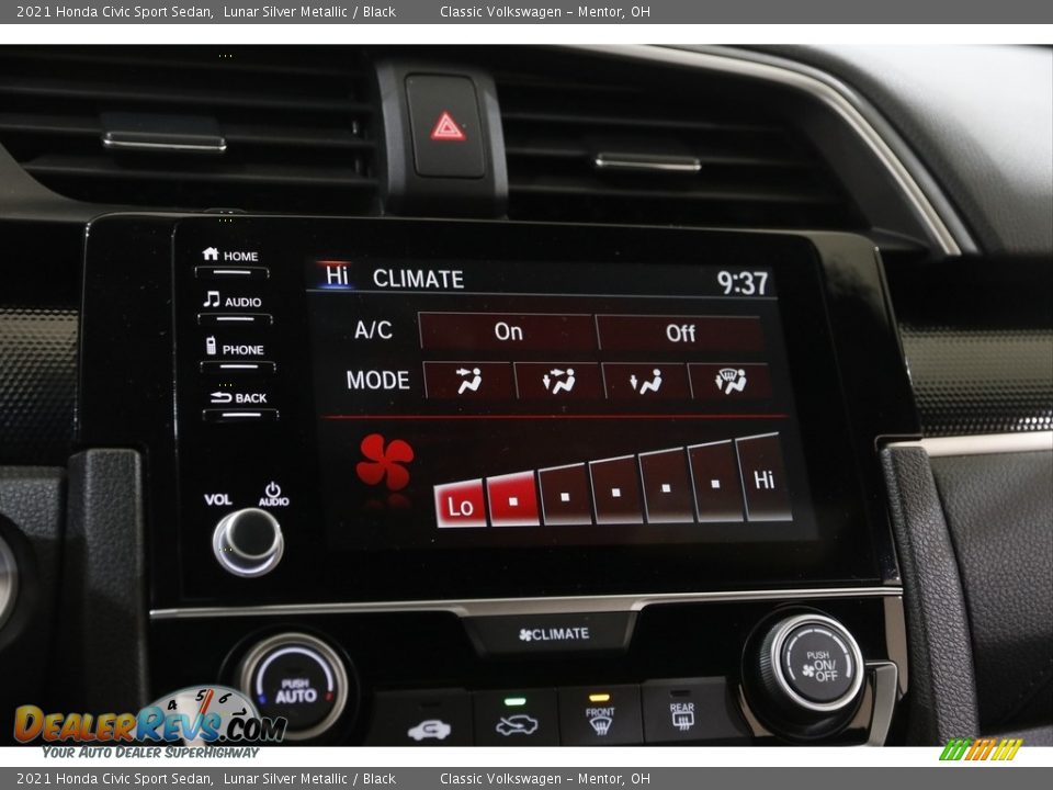 Controls of 2021 Honda Civic Sport Sedan Photo #12
