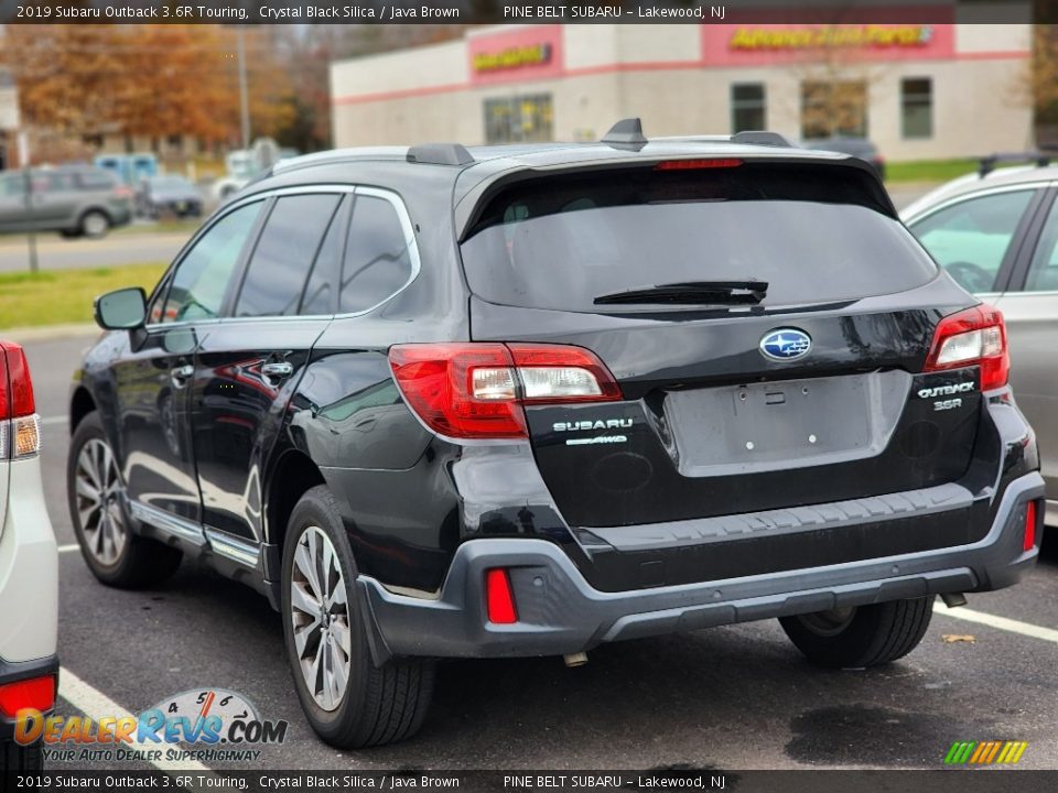 2019 Subaru Outback 3.6R Touring Crystal Black Silica / Java Brown Photo #8