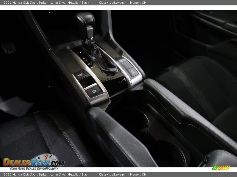 2021 Honda Civic Sport Sedan Lunar Silver Metallic / Black Photo #14