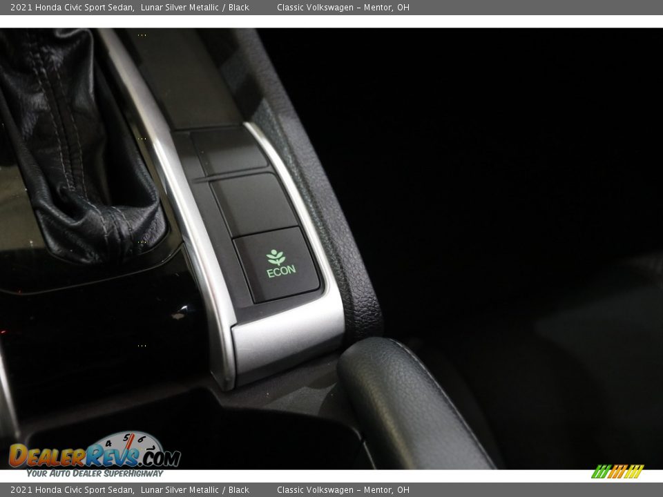 2021 Honda Civic Sport Sedan Lunar Silver Metallic / Black Photo #15