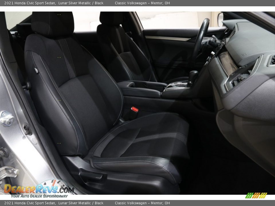 2021 Honda Civic Sport Sedan Lunar Silver Metallic / Black Photo #16