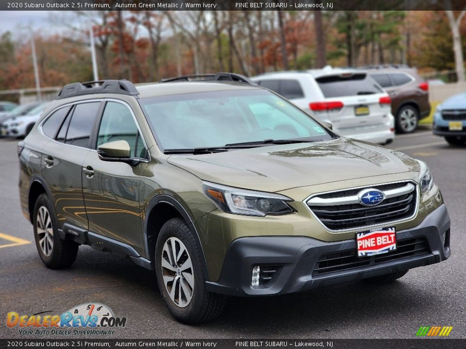 2020 Subaru Outback 2.5i Premium Autumn Green Metallic / Warm Ivory Photo #3