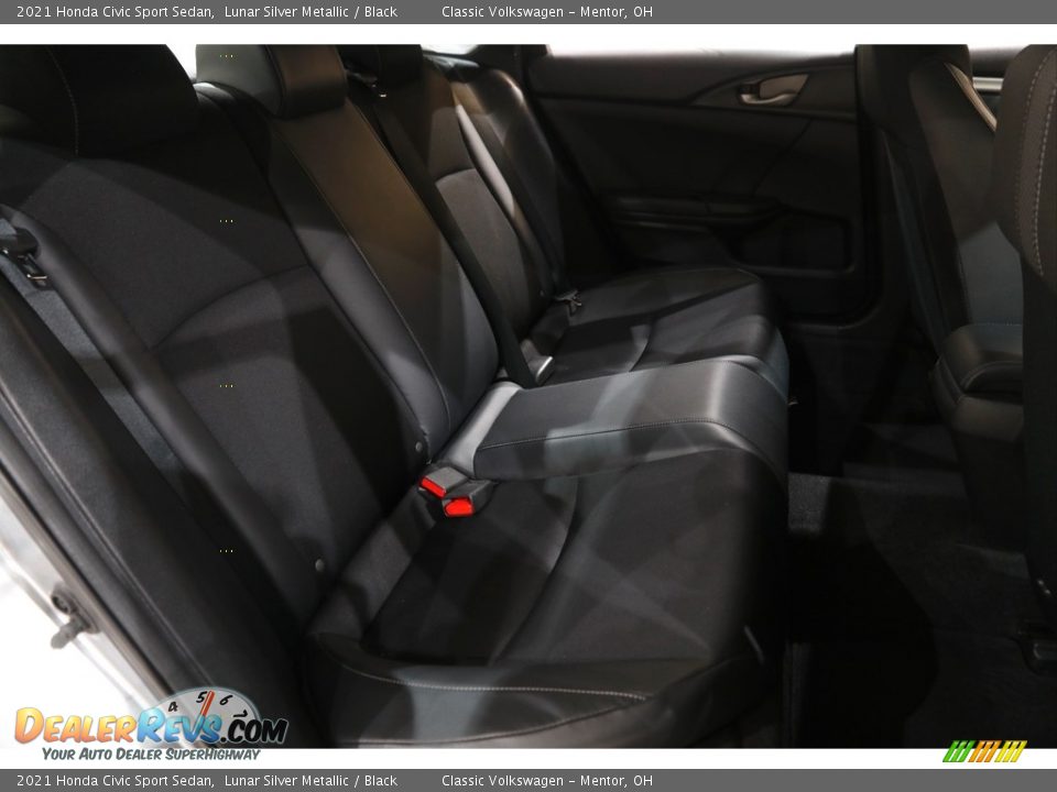 2021 Honda Civic Sport Sedan Lunar Silver Metallic / Black Photo #17