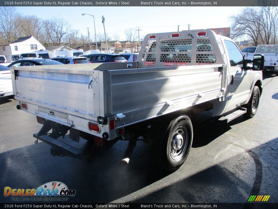 2016 Ford F250 Super Duty XL Regular Cab Chassis Oxford White / Steel Photo #4