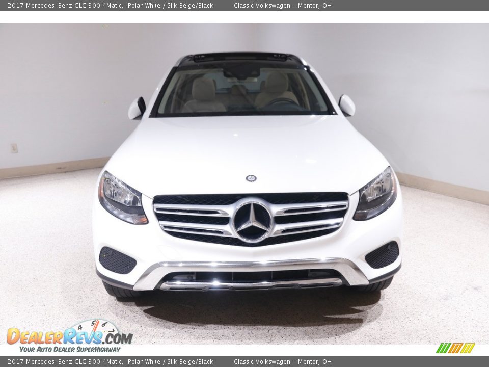 2017 Mercedes-Benz GLC 300 4Matic Polar White / Silk Beige/Black Photo #2
