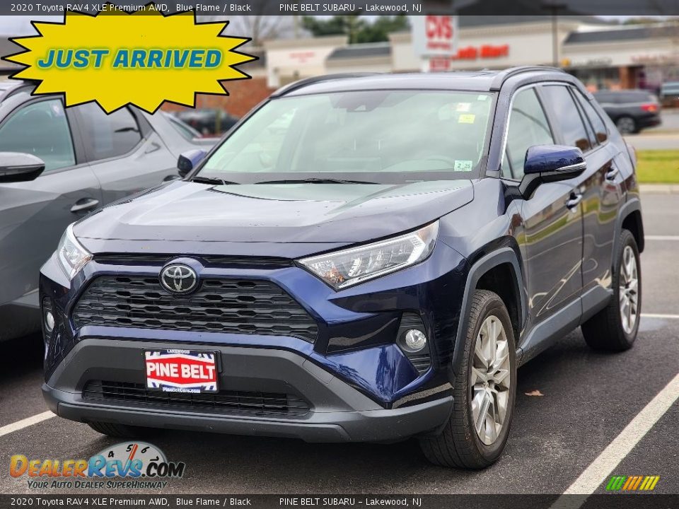 2020 Toyota RAV4 XLE Premium AWD Blue Flame / Black Photo #1