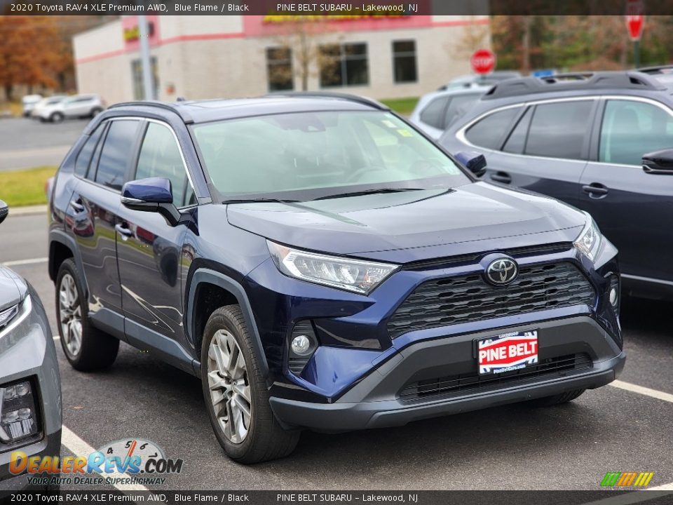 2020 Toyota RAV4 XLE Premium AWD Blue Flame / Black Photo #2