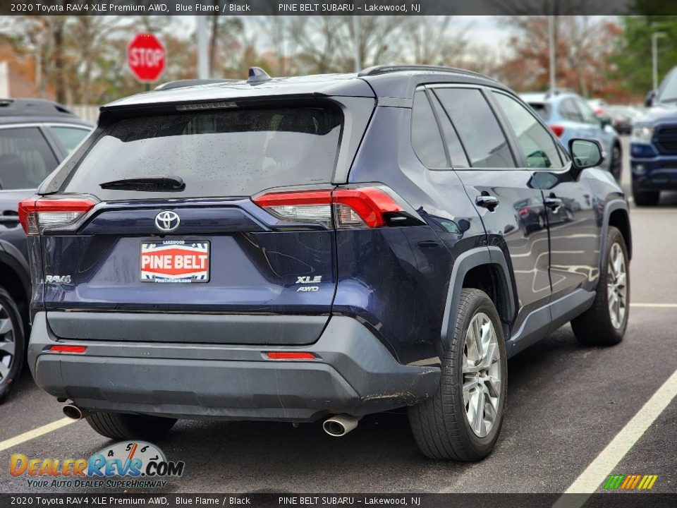 2020 Toyota RAV4 XLE Premium AWD Blue Flame / Black Photo #4