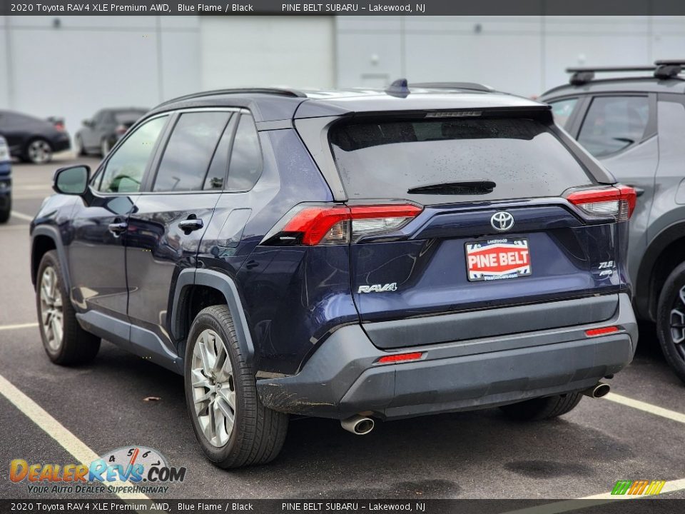 2020 Toyota RAV4 XLE Premium AWD Blue Flame / Black Photo #7