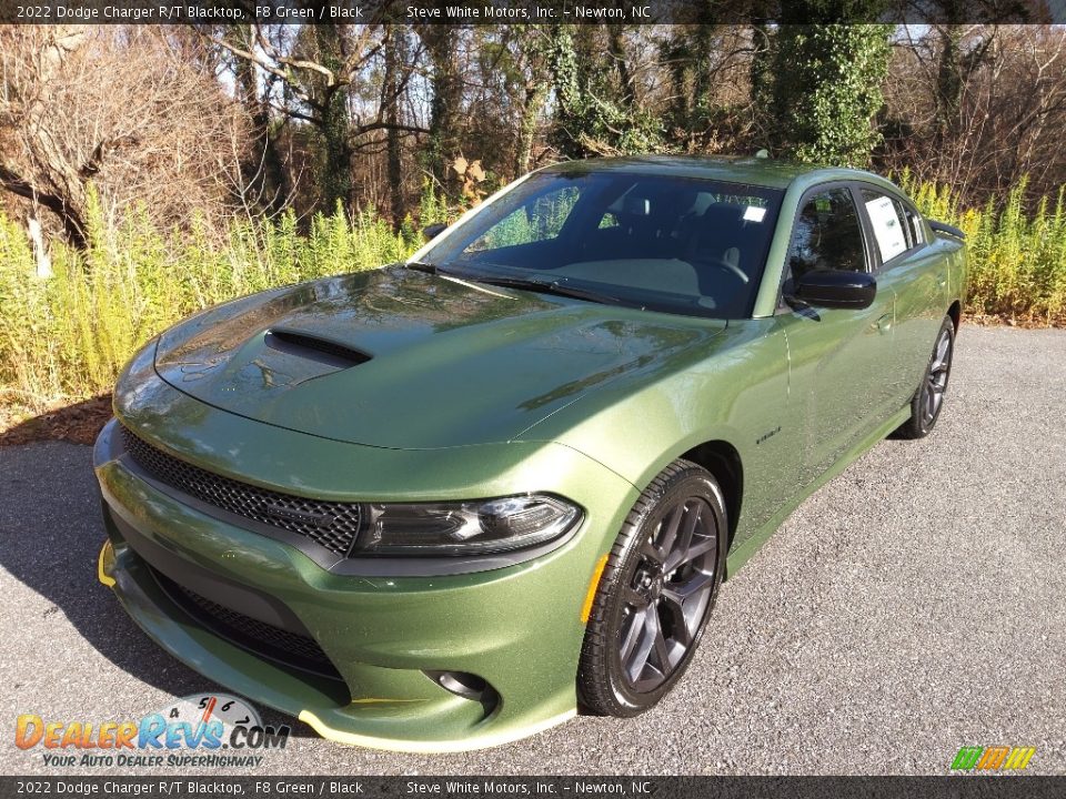 2022 Dodge Charger R/T Blacktop F8 Green / Black Photo #2