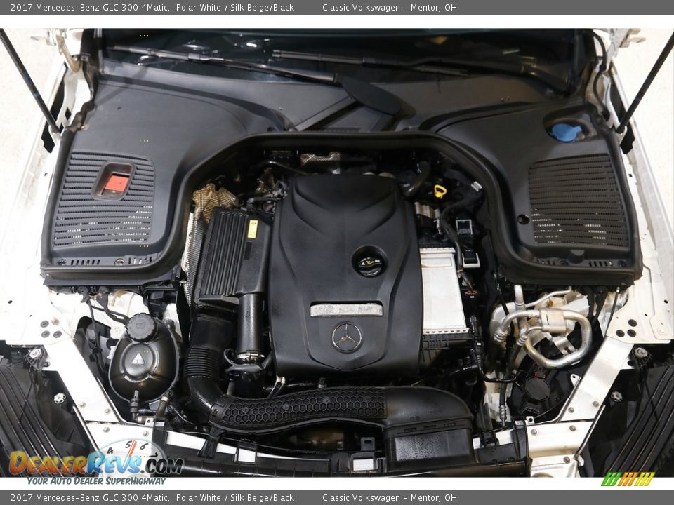 2017 Mercedes-Benz GLC 300 4Matic Polar White / Silk Beige/Black Photo #22
