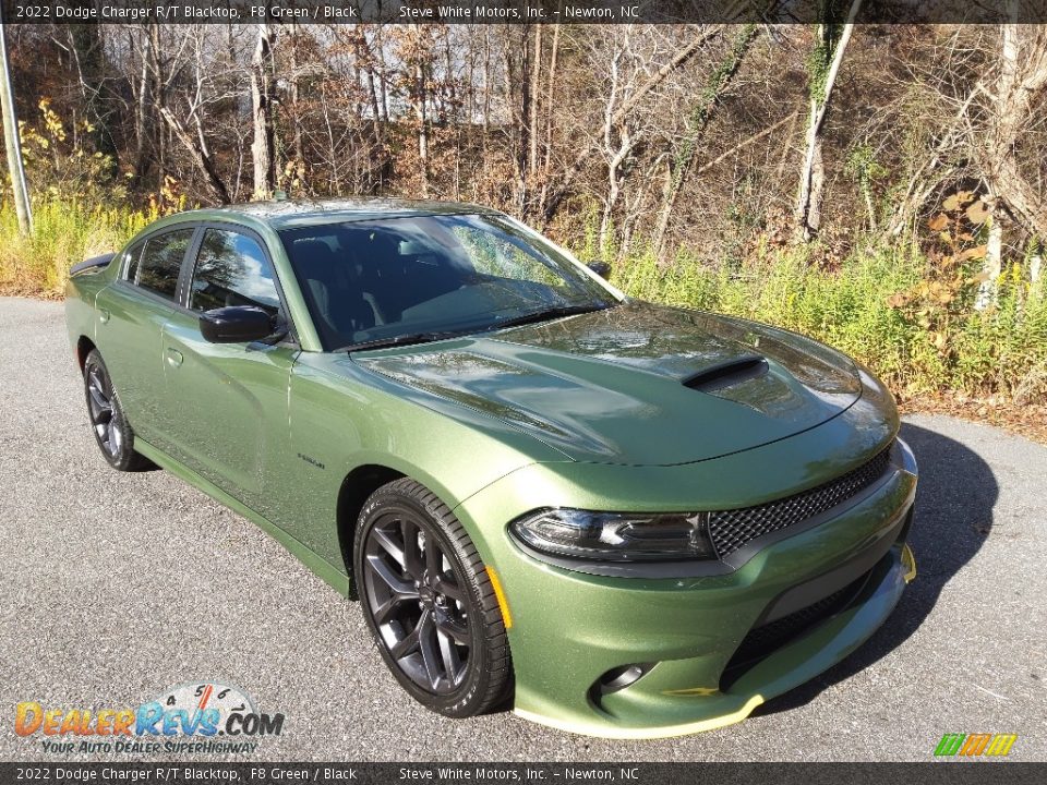 2022 Dodge Charger R/T Blacktop F8 Green / Black Photo #4