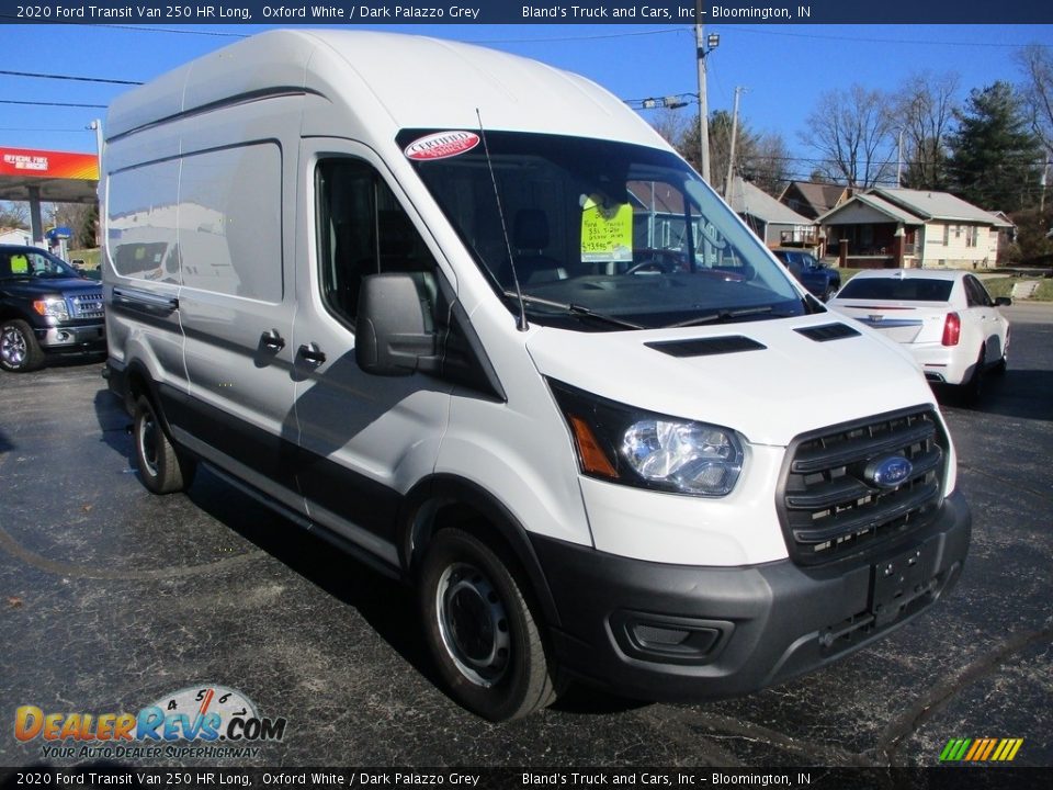 2020 Ford Transit Van 250 HR Long Oxford White / Dark Palazzo Grey Photo #5