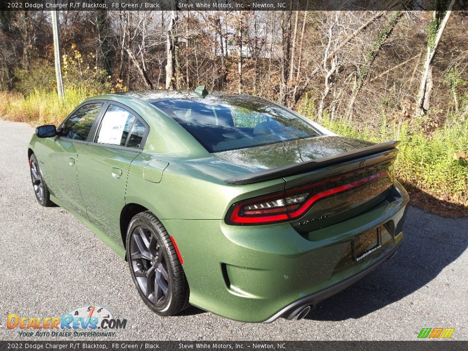 2022 Dodge Charger R/T Blacktop F8 Green / Black Photo #8