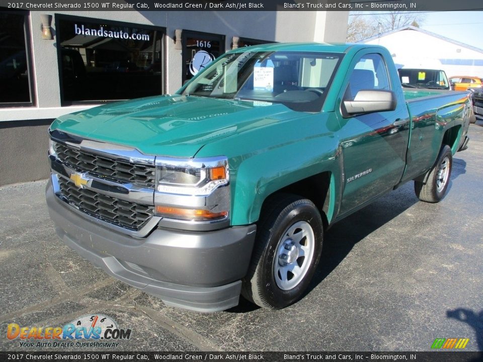 2017 Chevrolet Silverado 1500 WT Regular Cab Woodland Green / Dark Ash/Jet Black Photo #2