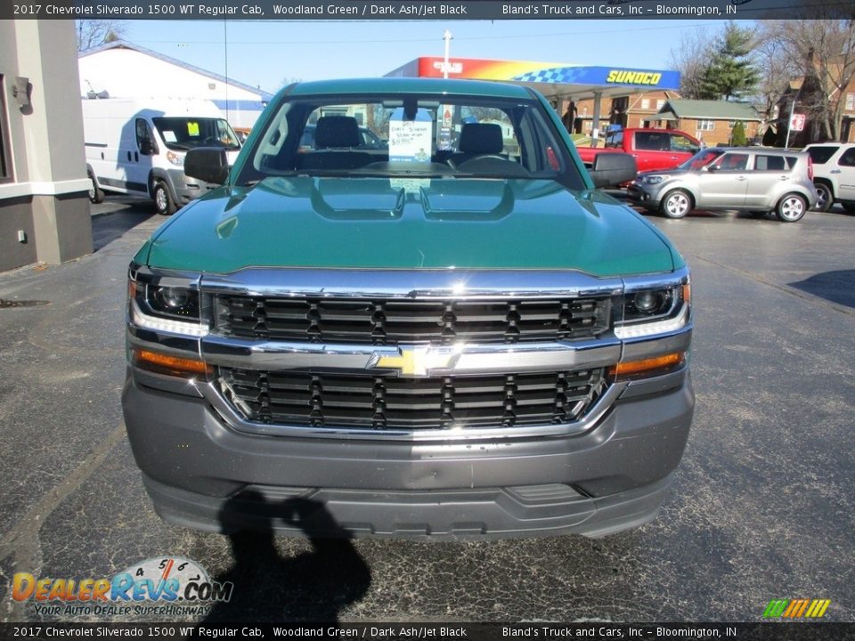 2017 Chevrolet Silverado 1500 WT Regular Cab Woodland Green / Dark Ash/Jet Black Photo #19