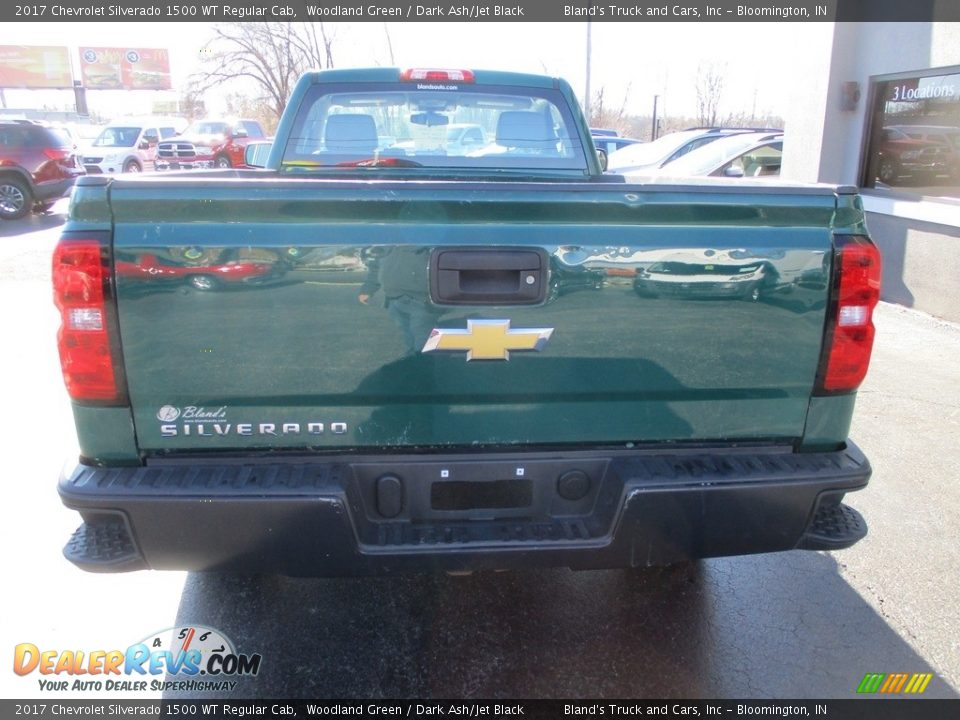 2017 Chevrolet Silverado 1500 WT Regular Cab Woodland Green / Dark Ash/Jet Black Photo #21