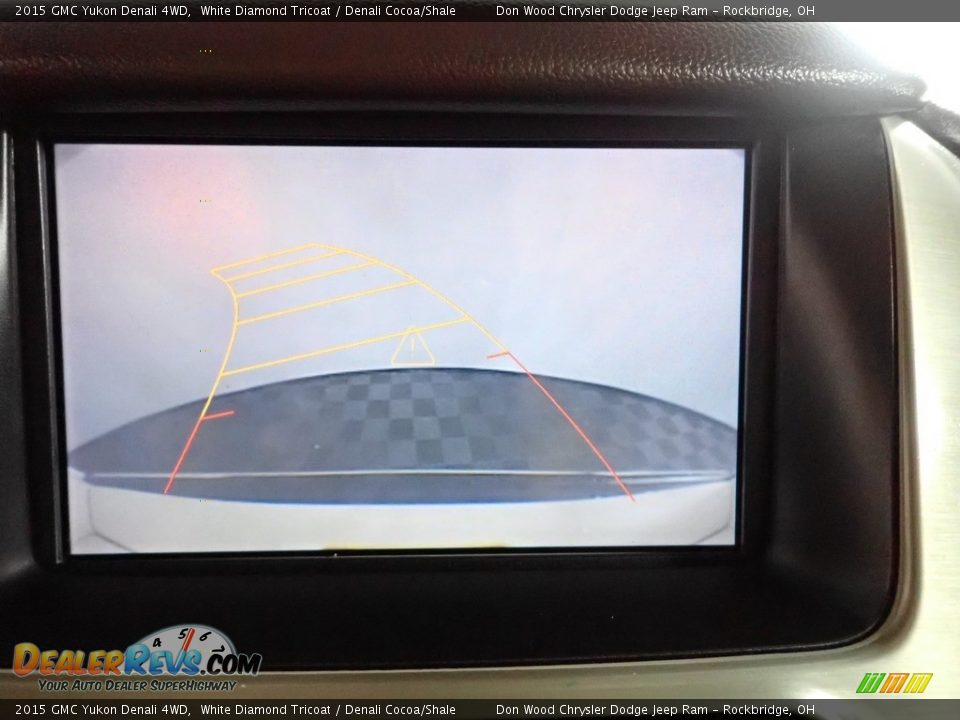2015 GMC Yukon Denali 4WD White Diamond Tricoat / Denali Cocoa/Shale Photo #4