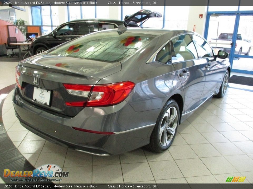 2020 Honda Accord EX Sedan Modern Steel Metallic / Black Photo #7