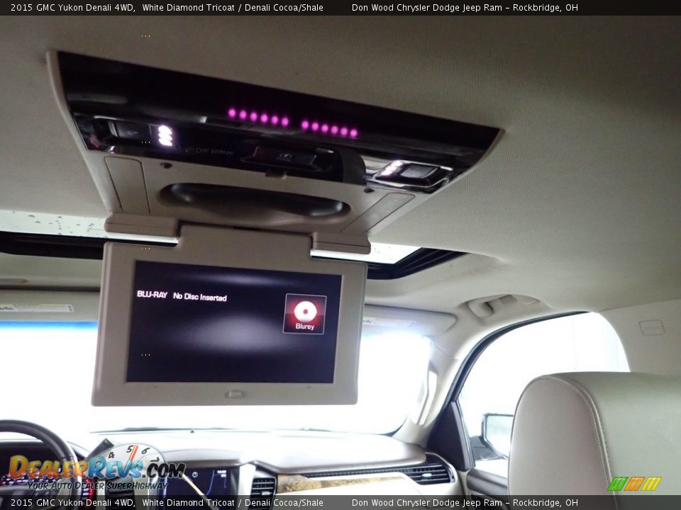 2015 GMC Yukon Denali 4WD White Diamond Tricoat / Denali Cocoa/Shale Photo #5