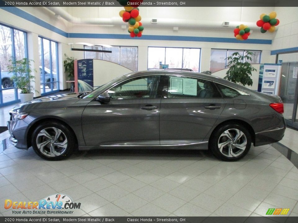 2020 Honda Accord EX Sedan Modern Steel Metallic / Black Photo #10