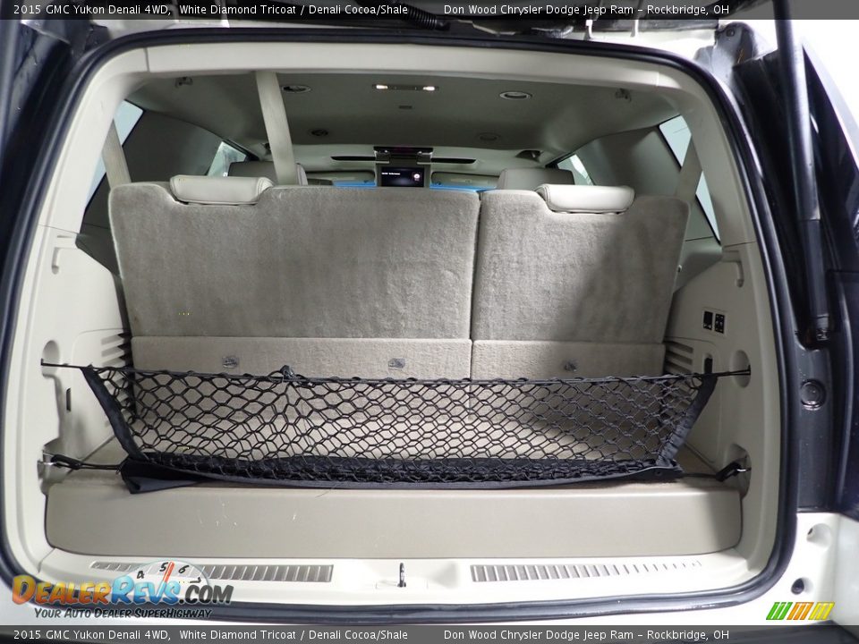 2015 GMC Yukon Denali 4WD White Diamond Tricoat / Denali Cocoa/Shale Photo #13