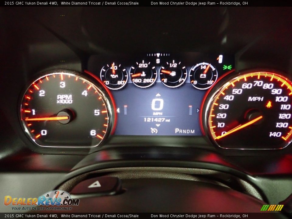 2015 GMC Yukon Denali 4WD White Diamond Tricoat / Denali Cocoa/Shale Photo #22