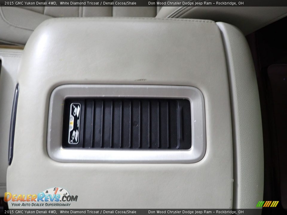 2015 GMC Yukon Denali 4WD White Diamond Tricoat / Denali Cocoa/Shale Photo #25