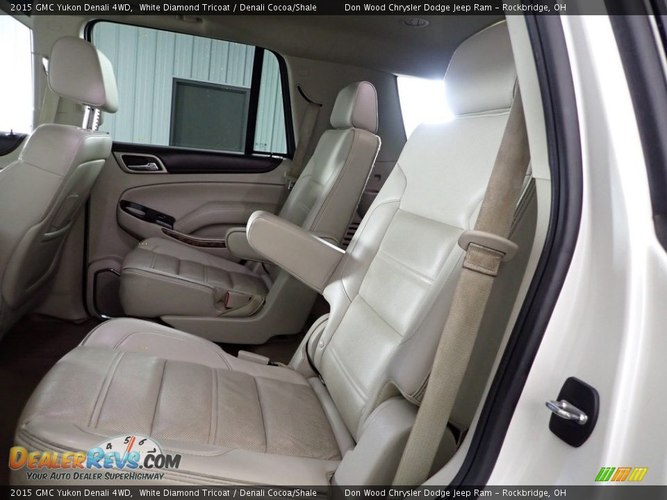 2015 GMC Yukon Denali 4WD White Diamond Tricoat / Denali Cocoa/Shale Photo #28