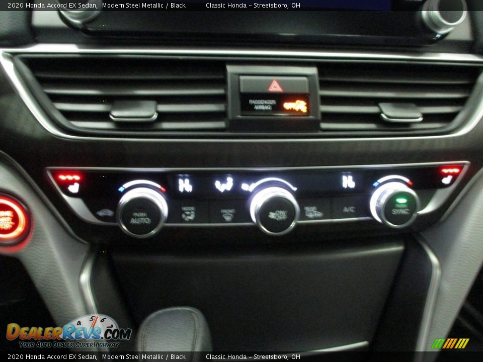 2020 Honda Accord EX Sedan Modern Steel Metallic / Black Photo #35