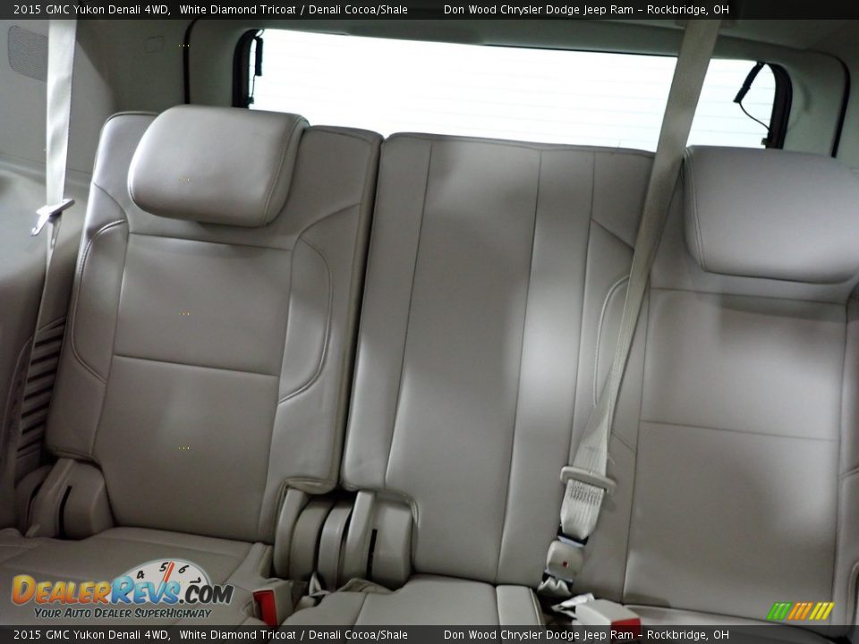 2015 GMC Yukon Denali 4WD White Diamond Tricoat / Denali Cocoa/Shale Photo #31