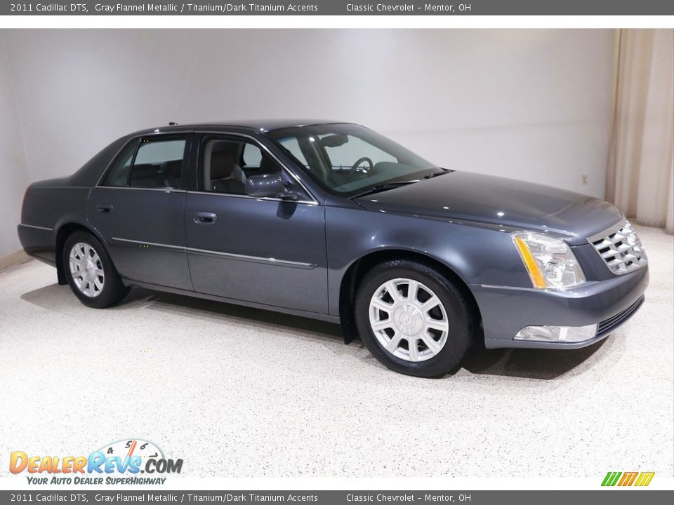 2011 Cadillac DTS Gray Flannel Metallic / Titanium/Dark Titanium Accents Photo #1