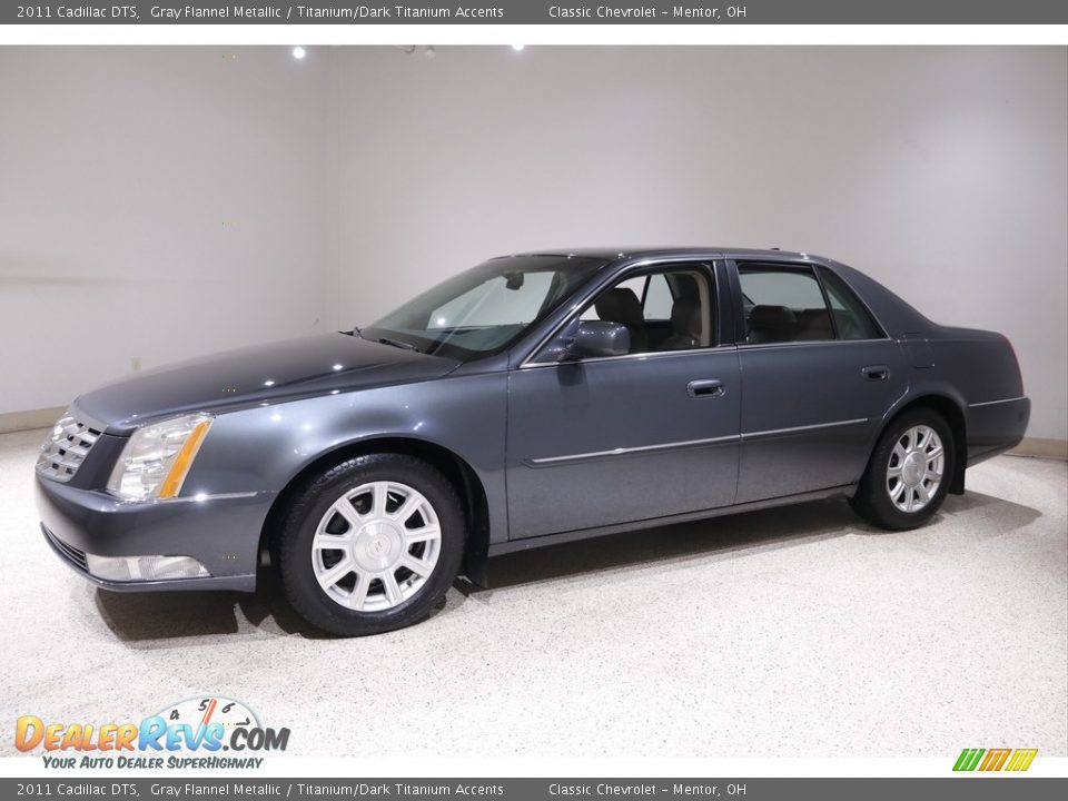 2011 Cadillac DTS Gray Flannel Metallic / Titanium/Dark Titanium Accents Photo #3