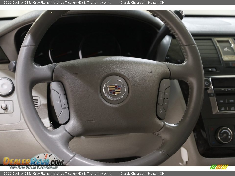 2011 Cadillac DTS Gray Flannel Metallic / Titanium/Dark Titanium Accents Photo #7