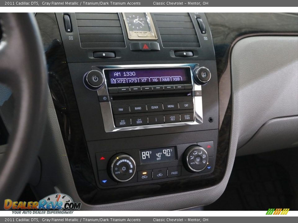 2011 Cadillac DTS Gray Flannel Metallic / Titanium/Dark Titanium Accents Photo #9