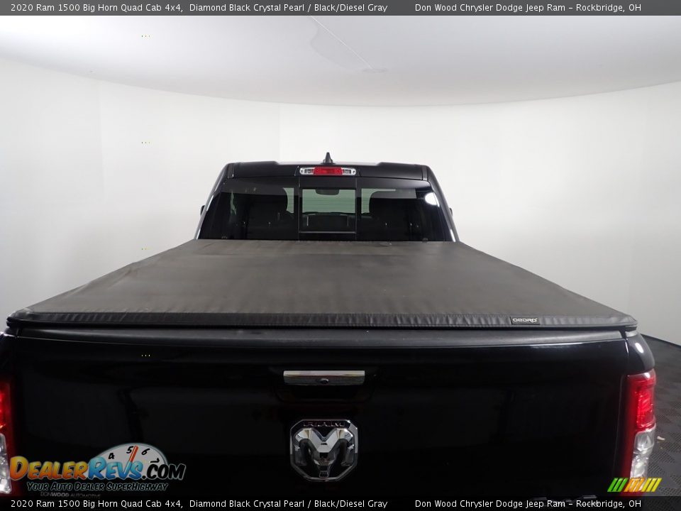 2020 Ram 1500 Big Horn Quad Cab 4x4 Diamond Black Crystal Pearl / Black/Diesel Gray Photo #10