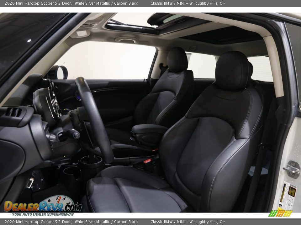 2020 Mini Hardtop Cooper S 2 Door White Silver Metallic / Carbon Black Photo #5