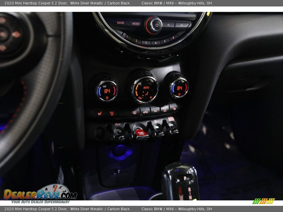 2020 Mini Hardtop Cooper S 2 Door White Silver Metallic / Carbon Black Photo #13