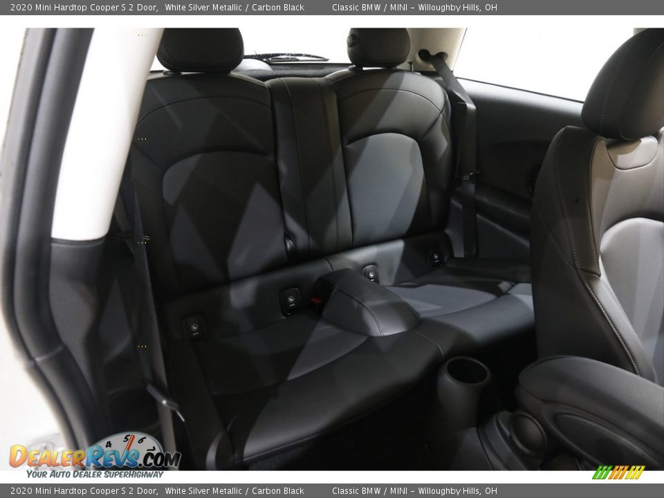 2020 Mini Hardtop Cooper S 2 Door White Silver Metallic / Carbon Black Photo #16