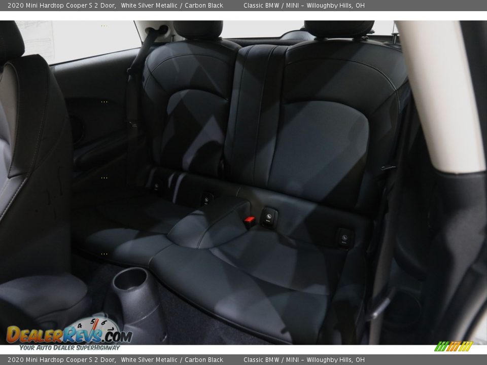 2020 Mini Hardtop Cooper S 2 Door White Silver Metallic / Carbon Black Photo #17