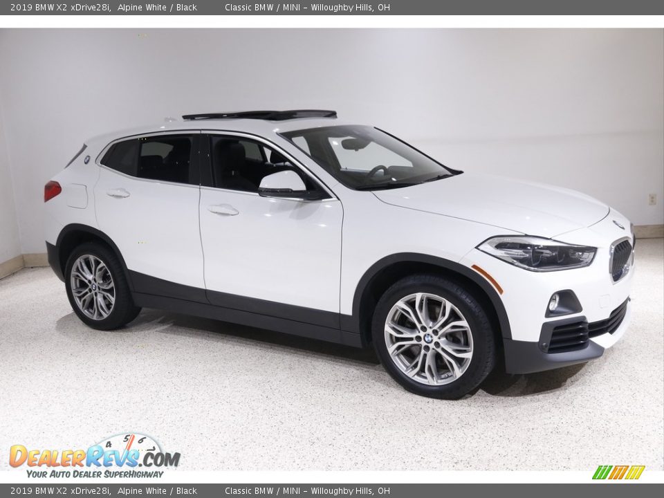 2019 BMW X2 xDrive28i Alpine White / Black Photo #1