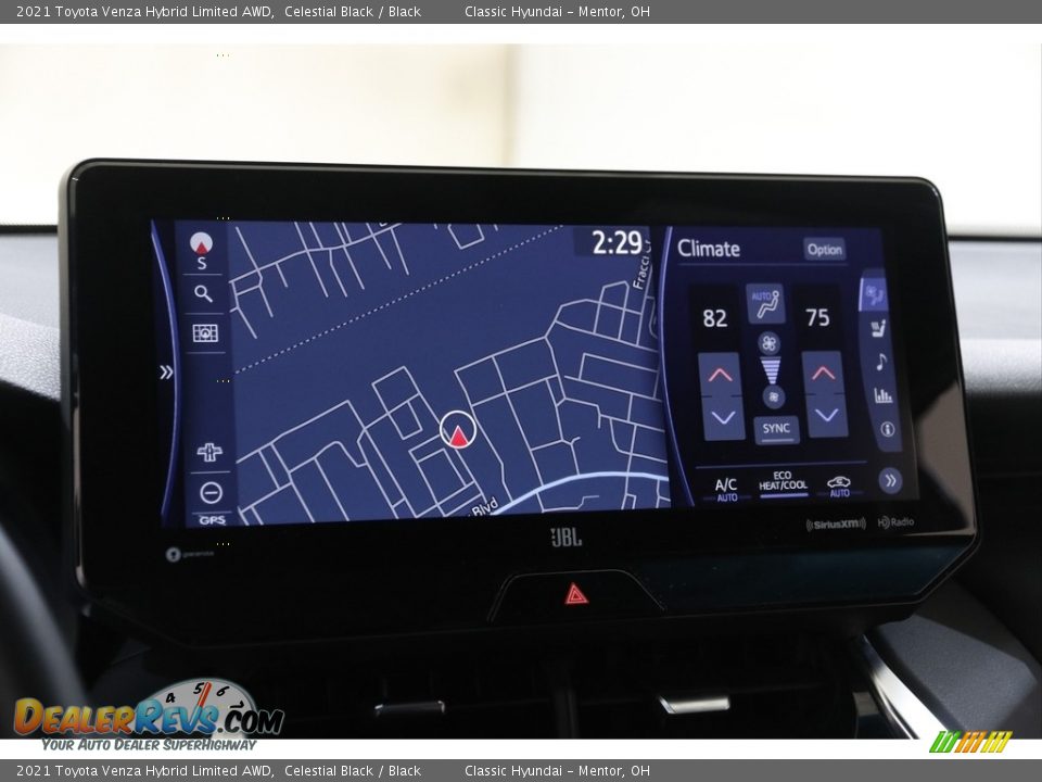 2021 Toyota Venza Hybrid Limited AWD Celestial Black / Black Photo #11