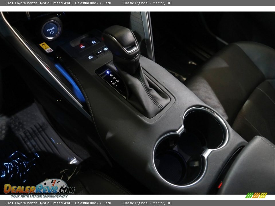 2021 Toyota Venza Hybrid Limited AWD Celestial Black / Black Photo #18